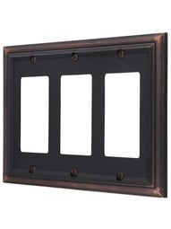 Georgian Triple-GFI Switch Plate